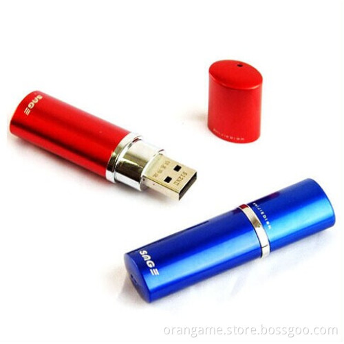 Colorful Metal Cylindrical USB Flash Drive